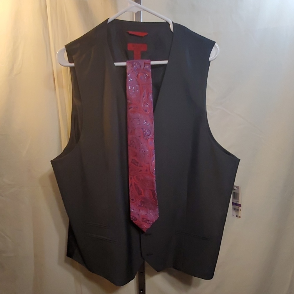 Men vest and Tie